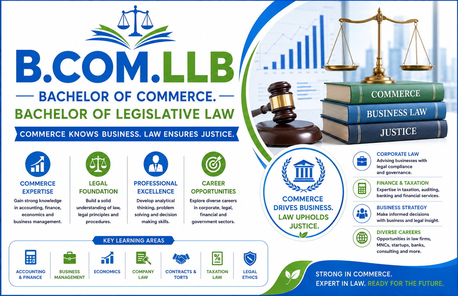 B.COM .LLB (BACHELOR OF COMMERCE .BACHELOR OF LEGISLATIVE LAW)